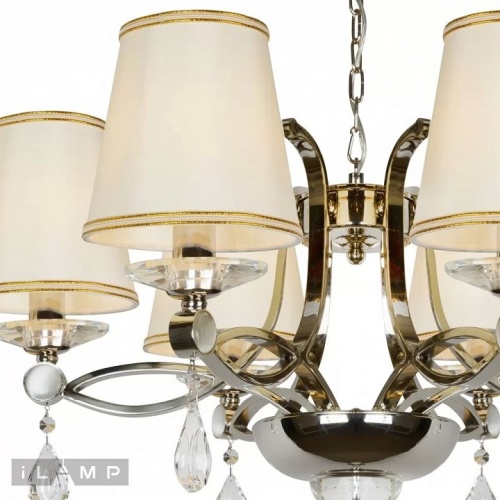 Подвесная люстра iLamp Centro P7505-6 nic в Нижнем Новгороде фото 2