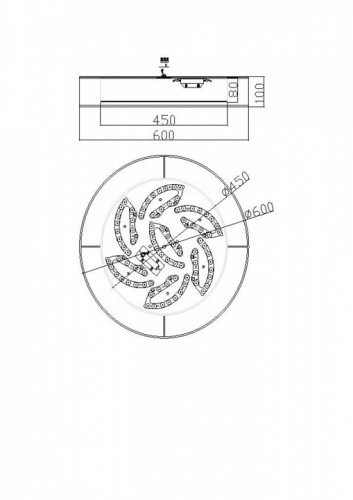 Накладной светильник Freya Zoticus FR6005CL-L48G в Нижнем Новгороде фото 3