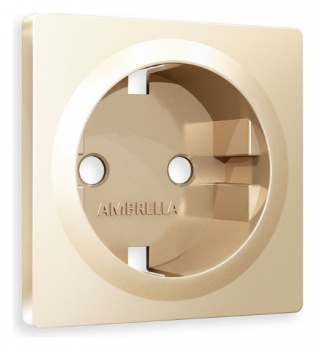 Накладка для розетки с заземлением Ambrella Volt ALFA AP6060 в Нижнем Новгороде