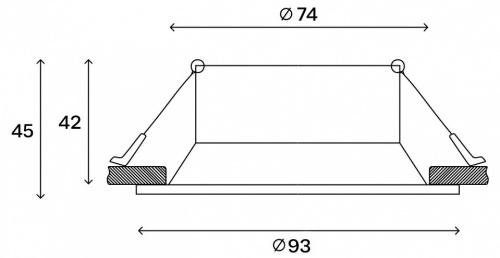 Встраиваемый светильник Hesby Lighting Lillestrom HSBL_0222 в Нижнем Новгороде фото 3