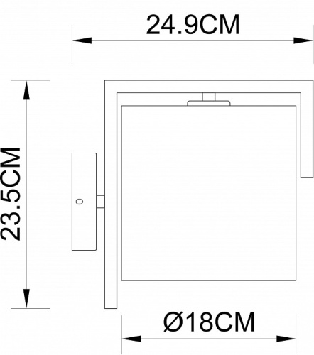 Бра Arte Lamp Aperol A5031AP-1PB в Омске фото 4