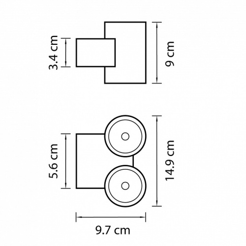 Накладной светильник Lightstar Paro 352692 в Нижнем Новгороде фото 2