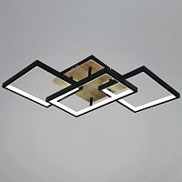 Потолочная люстра 49560-0.3-03 BK+WOOD в Нижнем Новгороде