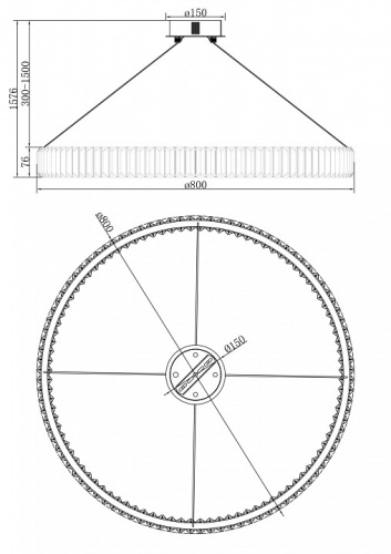 Подвесной светильник Freya Tier FR5257PL-L32CH в Нижнем Новгороде фото 5