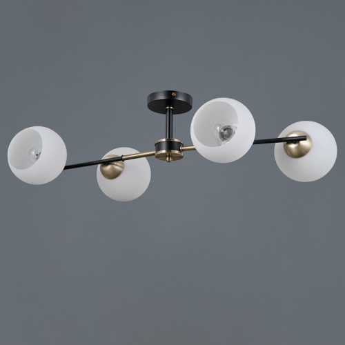 Люстра на штанге ILLUMICO LIBRA IL0469-4CSQ-24 BK AB LIBRA в Нижнем Новгороде фото 4