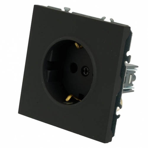 Розетка с заземлением и со шторкой, без рамки Stekker Эмили 49854 в Нижнем Новгороде фото 5