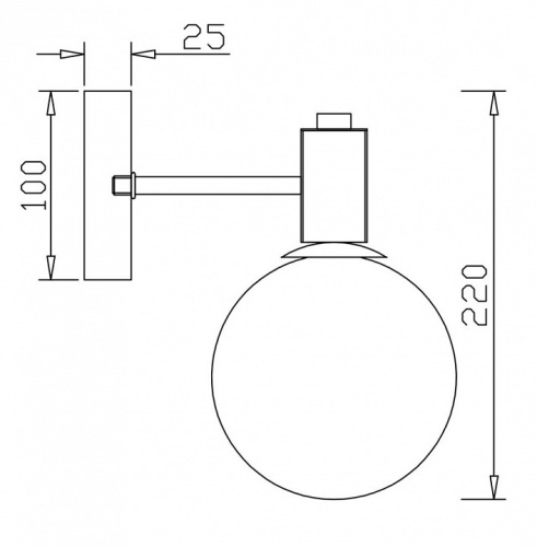 Бра Freya Globo FR5175WL-01BS в Омске фото 2