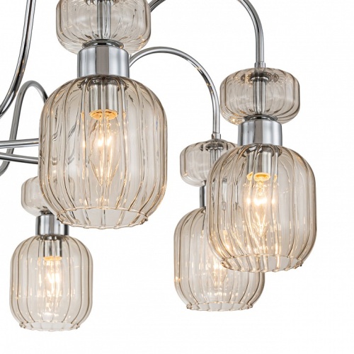 Люстра на штанге Escada Gloss 1141/8PL Chrome/Beige в Нижнем Новгороде фото 3