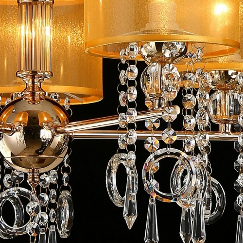 Подвесная люстра ILLUMICO  IL6219-5P-27 GD в Нижнем Новгороде фото 2