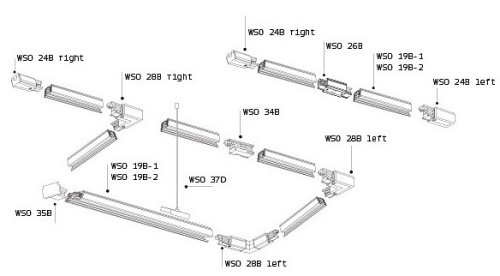 Токопровод левый Italline WSO WSO 24BL white в Бородино фото 3