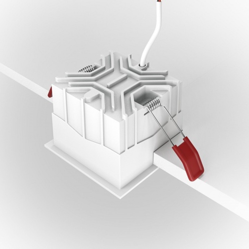 Встраиваемый светильник Maytoni Alfa DL043-01-15W3K-D-SQ-WB в Яранске фото 4