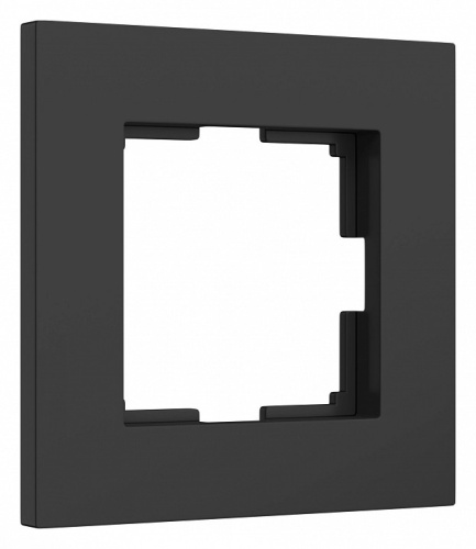 Рамка на 1 пост Werkel Slab (черный софт) W0012908 в Нижнем Новгороде