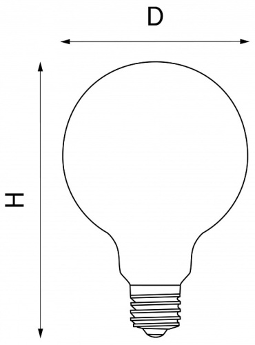 Лампа светодиодная Lightstar FILAMENT E27 8Вт 3000K 933102 в Нижнем Новгороде фото 2