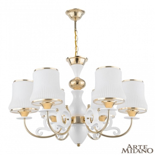 Подвесная люстра Arte Milano Florentia-1097 301097/6 Wh/Gd в Нижнем Новгороде фото 10
