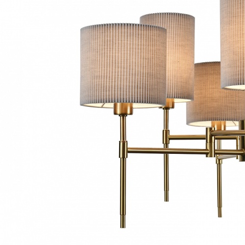 Люстра на штанге Indigo Plisse 13033/6R Brass в Нижнем Новгороде фото 3