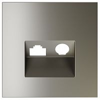 Накладка для ТВ-розетки и RJ-11 или RJ-45 Voltum S70 VLS002704 в Нижнем Новгороде