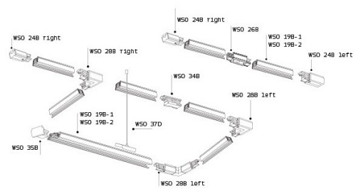 Токопровод правый Italline WSO WSO 24BR white в Великом Устюге фото 3