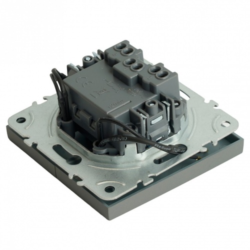 Выключатель двухклавишный с подсветкой без рамки Stekker Эмили 49942 в Нижнем Новгороде фото 7