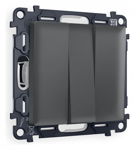 Выключатель трехклавишный без рамки Ambrella Volt ALFA MA905010 в Нижнем Новгороде