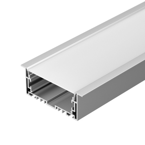 Профиль с экраном S2-LINIA94-F-2500 ANOD+OPAL (Arlight, Алюминий) в Ялте