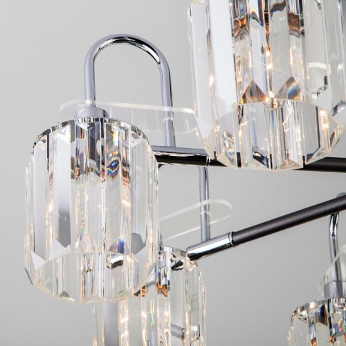 Люстра на штанге Eurosvet Tenia 70090/8 графит в Нижнем Новгороде фото 5