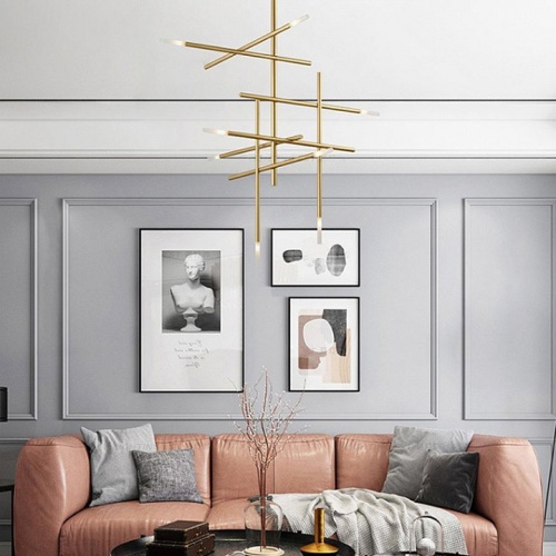 Люстра на штанге Imperiumloft Traverse Gold TRAVERSE01 в Нижнем Новгороде фото 3