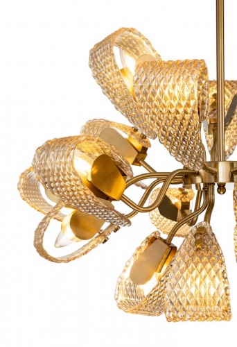 Люстра на штанге Indigo Fless 11033/18R Amber в Нижнем Новгороде фото 3