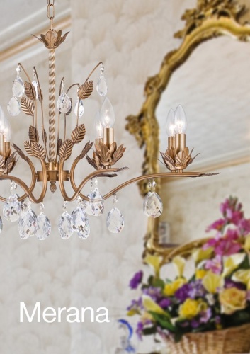 Подвесная люстра Arti Lampadari Merana Merana E 1.1.8 AG в Нижнем Новгороде фото 5