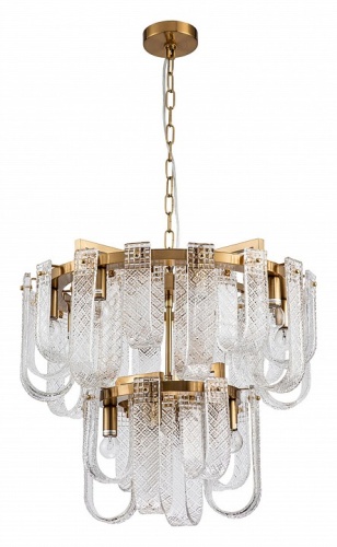 Подвесная люстра Indigo Brina 12027/12P Brass в Нижнем Новгороде фото 6