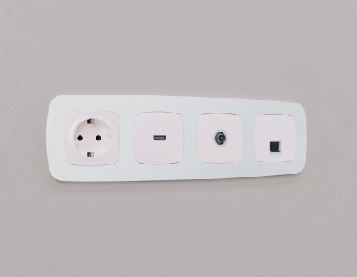 Накладка для ТВ-розетки Ambrella Volt OMEGA OP2130 в Нижнем Новгороде фото 2