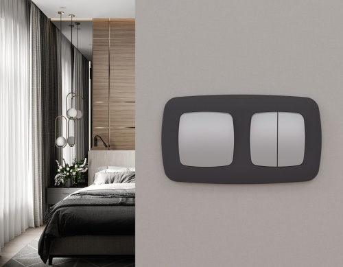 Выключатель самовозвратный одноклавишный без рамки Ambrella Volt MO MO501050 в Нижнем Новгороде фото 2