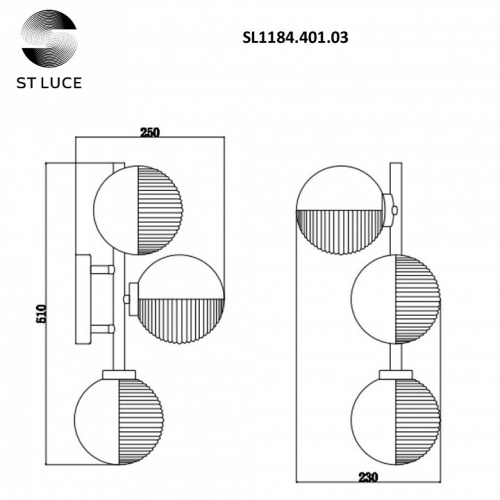 Бра ST-Luce Todo SL1184.401.03 в Туле фото 6