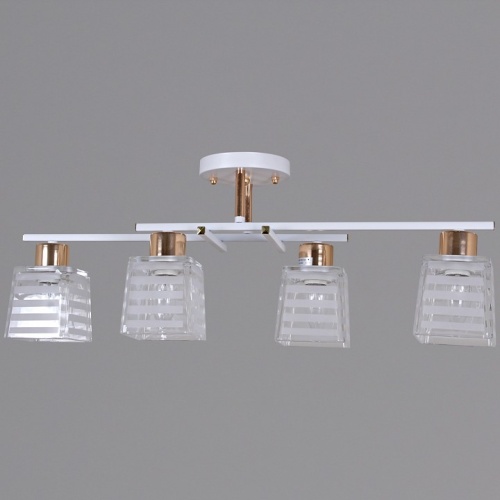 Люстра на штанге  09260-0.3-04 WH+FG в Нижнем Новгороде фото 3