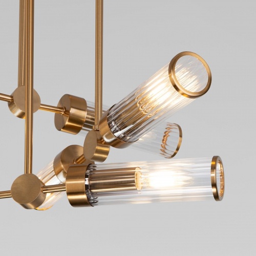 Люстра на штанге Eurosvet Oriens 60166/6 латунь в Нижнем Новгороде фото 2