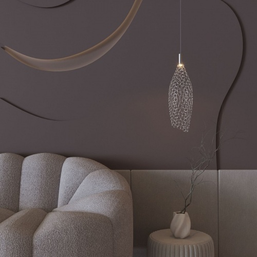 Подвесной светильник Eurosvet Ruche 90352/1 хром в Нижнем Новгороде фото 3