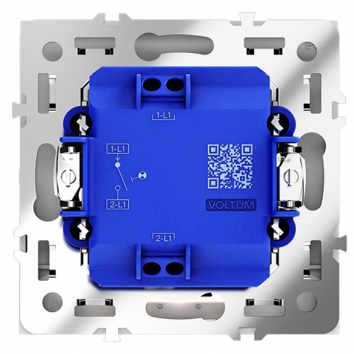 Выключатель одноклавишный с подсветкой без рамки Voltum S70 VLS010202 в Нижнем Новгороде фото 3