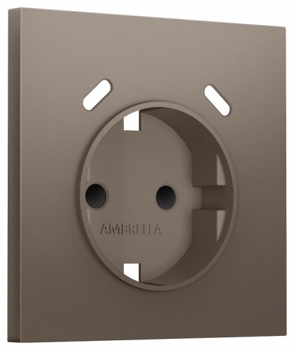 Накладка для розетки с заземлением и со шторками и 2хUSB type C Ambrella Volt SIGMA SP6405 в Нижнем Новгороде