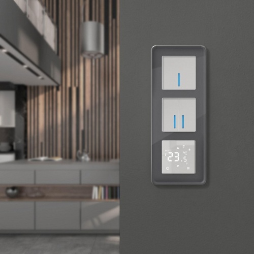 Рамка на 3 поста Werkel Elite (графит, стекло) W0032440 в Нижнем Новгороде фото 7