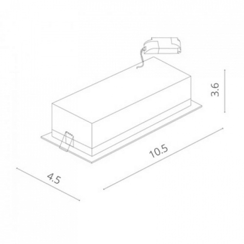 Встраиваемый светильник Arte Lamp Grill A3153PL-3BK в Нижнем Новгороде фото 3