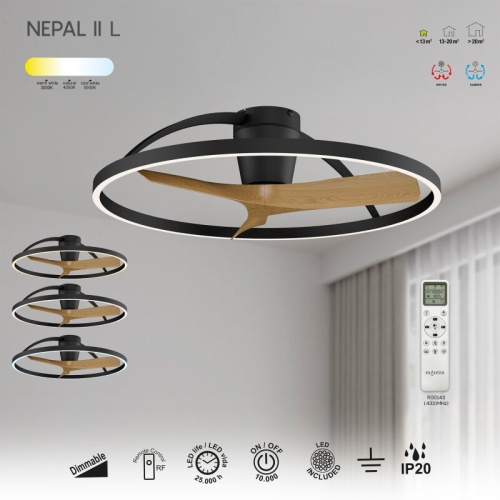 Светильник с вентилятором Mantra NEPAL 9487 в Нижнем Новгороде фото 3
