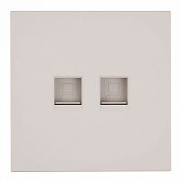 Розетка двойная Ethernet RJ-45 без рамки Stekker Мия 50481 в Нижнем Новгороде