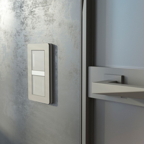 Выключатель одноклавишный с подсветкой без рамки Werkel дымчатый W4512014 в Нижнем Новгороде фото 4