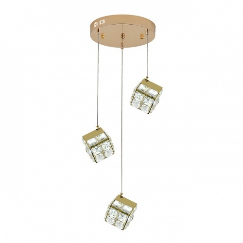 Подвесной светильник Indigo Radioso 12048/3P Gold в Нижнем Новгороде фото 3
