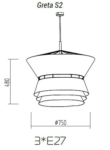 Подвесной светильник TopDecor Greta Greta S2 12 07g в Йошкар-Оле фото 2