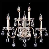 Бра Eurosvet Treasure 3600/5 золото/прозрачный хрусталь Strotskis в Нижнем Новгороде