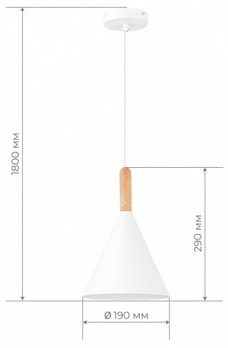 Подвесной светильник EVOLUCE Arket SLE1255-413-01 в Каменске-Уральском фото 2