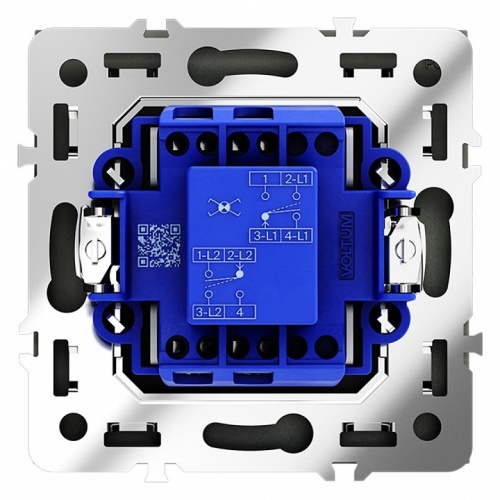 Выключатель перекрестный одноклавишный без рамки Voltum S70 VLS010508 в Нижнем Новгороде фото 3