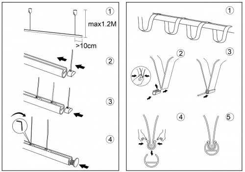 Крепление для треков-ремней Denkirs BELTY ROD TR5536-BK в Нижнем Новгороде фото 2