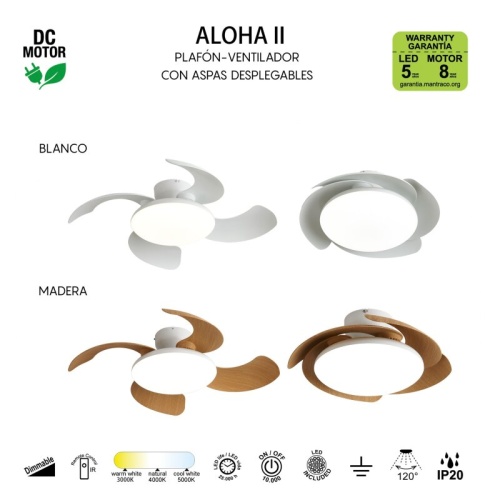 Светильник с вентилятором Mantra ALOHA 9514 в Нижнем Новгороде фото 4
