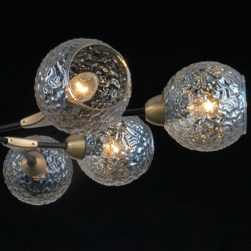 Люстра на штанге ILLUMICO  IL0253-8CSQ-79 BK AB в Нижнем Новгороде фото 4